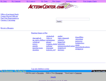 Tablet Screenshot of actioncenter.com